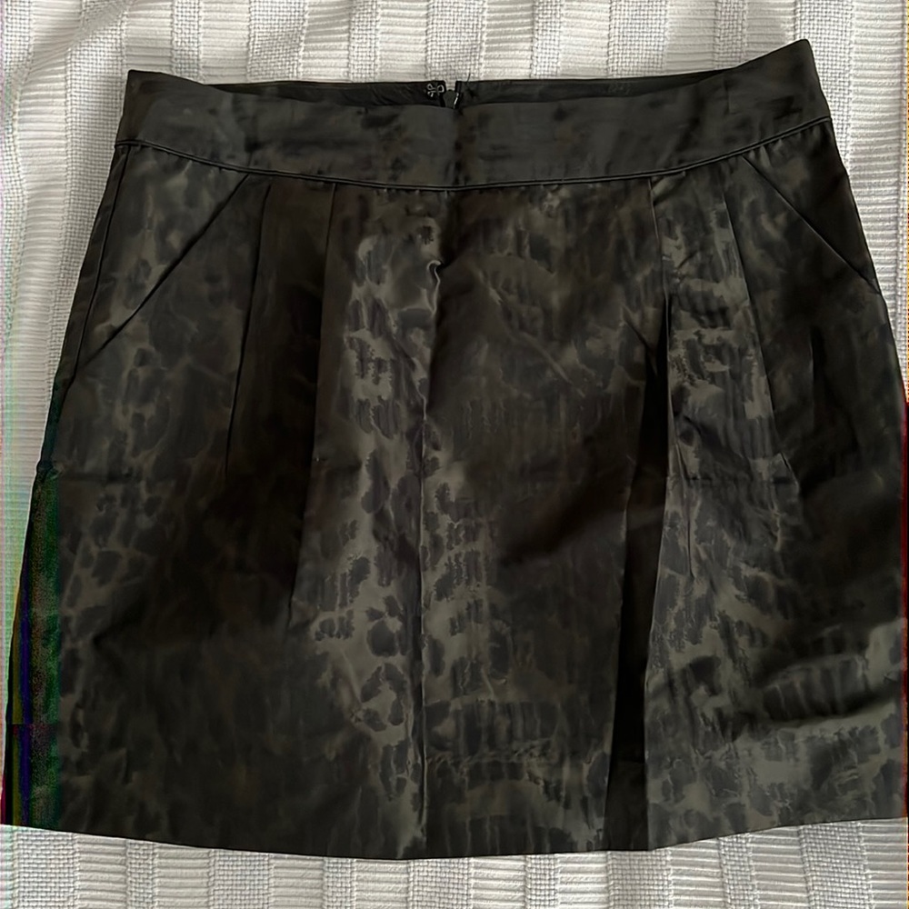 Cheetah print mini skirt